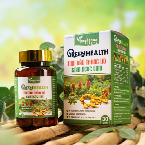 Thực phẩm bảo vệ sức khỏe GREEN HEALTH TINH DẦU THÔNG ĐỎ SÂM NGỌC LINH (vina)