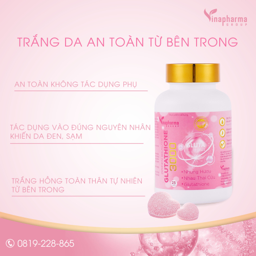 Thực phẩm bổ sung GREEN BEAUTY GLUTATHIONE 3000 (vina)